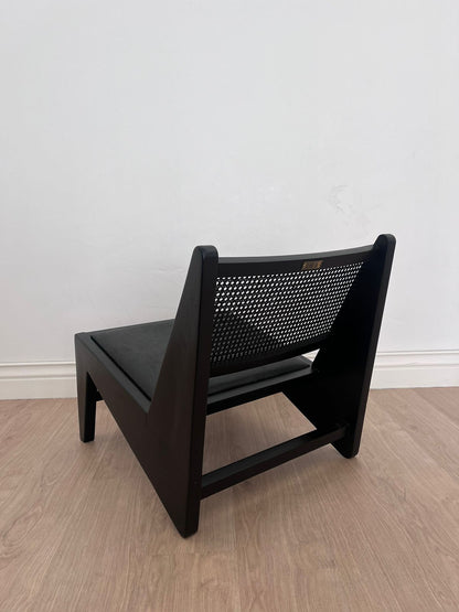 SERENGETI BLACK CASUAL CHAIR